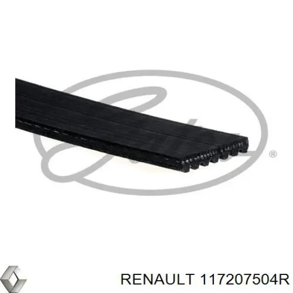 Comprar 117207504R Renault (RVI) Correa trapezoidal