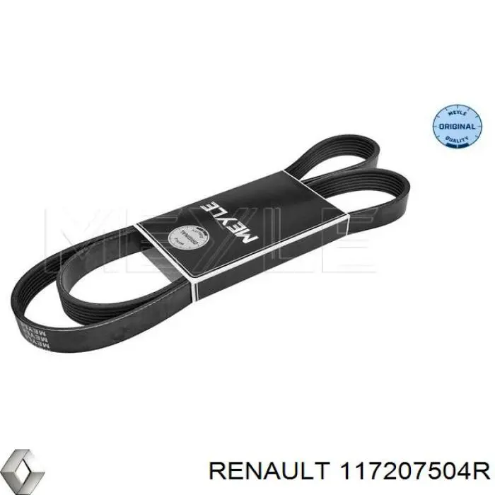 Comprar 117207504R Renault (RVI) Correa trapezoidal