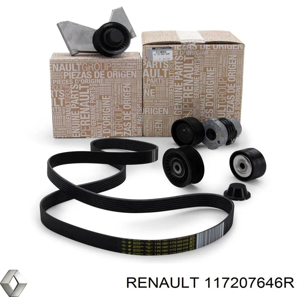 Comprar 117207646R Renault (RVI) Correa de transmisión