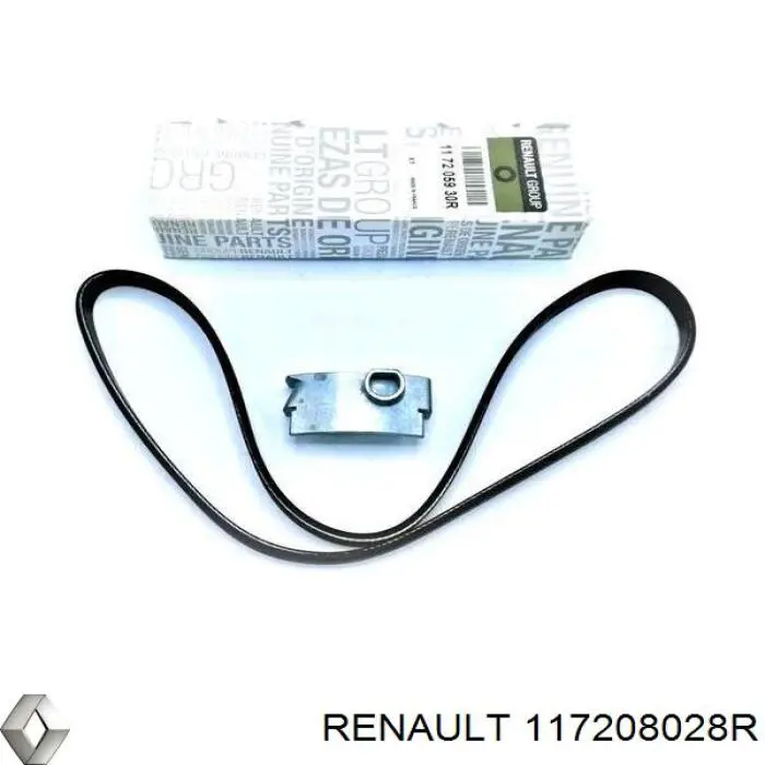 117208028R Renault (RVI) correa de transmisión