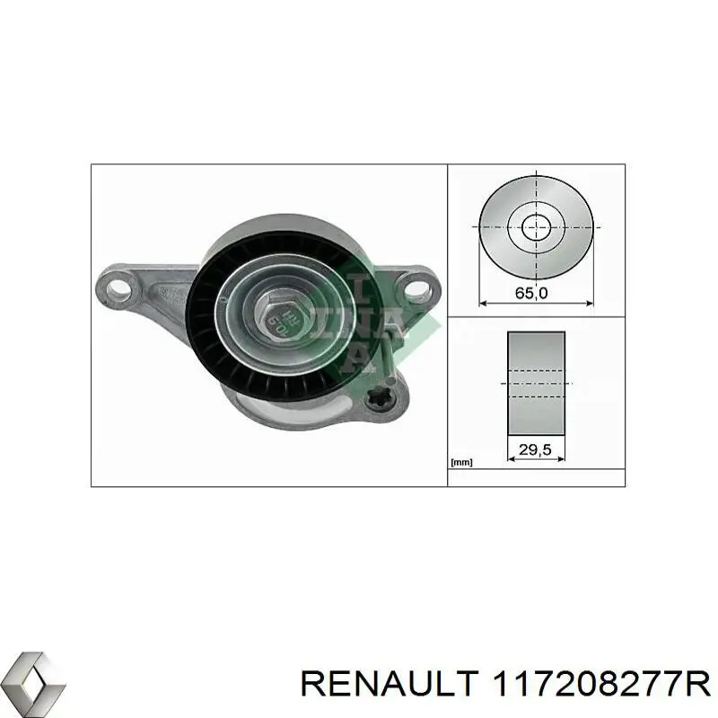 Correa de transmisión trapezoidal Nissan/Infiniti 117205152R precio, desde 14,44 EUR