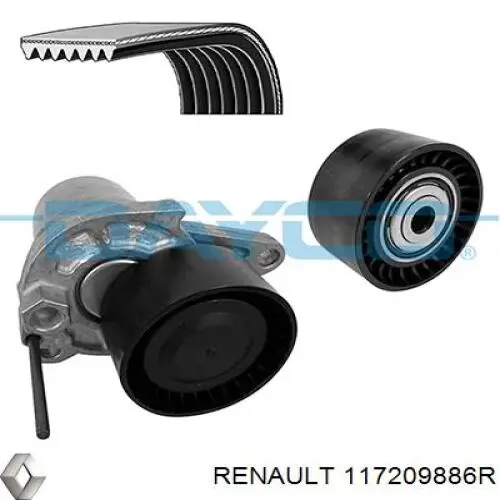 Comprar 117209886R Renault (RVI) Tensor de la correa trapecial