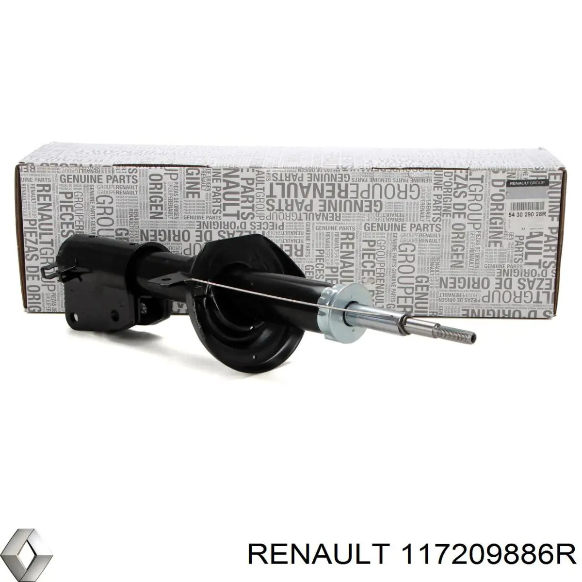 Comprar 117209886R Renault (RVI) Tensor de correa poli V 