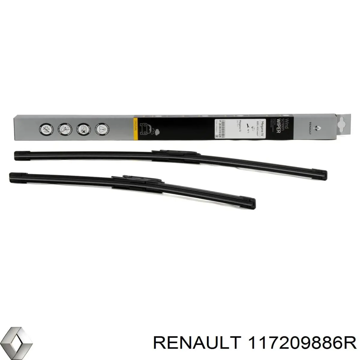 Tensor de la correa trapecial poli v Renault (RVI) 117209886R