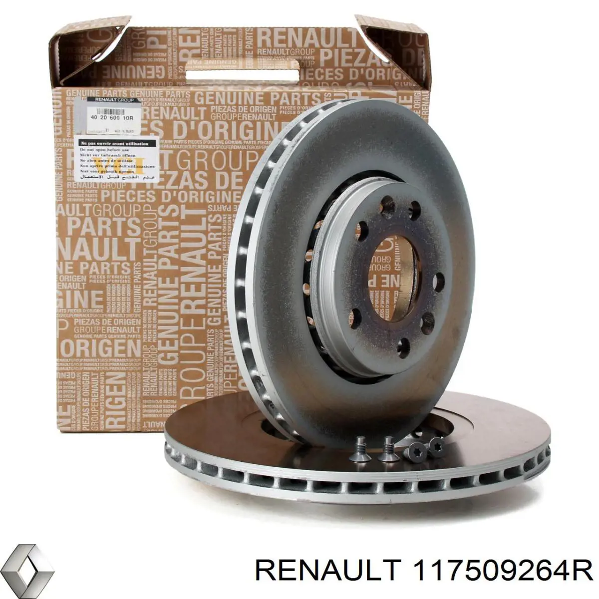 117509264R Renault (RVI) tensor de correa, correa poli v