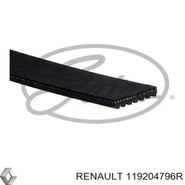 Comprar 119204796R Renault (RVI) Correa trapezoidal