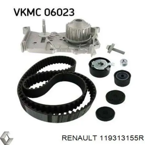 Comprar 119313155R Renault (RVI) Kit de correa de distribución
