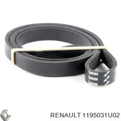 Comprar 1195031U02 Renault (RVI) Correa trapezoidal