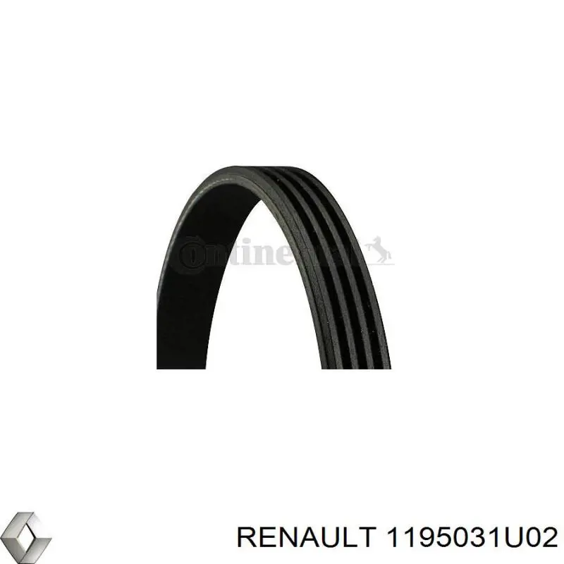 1195031U02 Renault (RVI) correa trapezoidal
