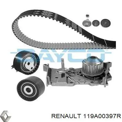 Juego de correas dentadas Renault (RVI) 119A00397R precio, desde 101,93 EUR
