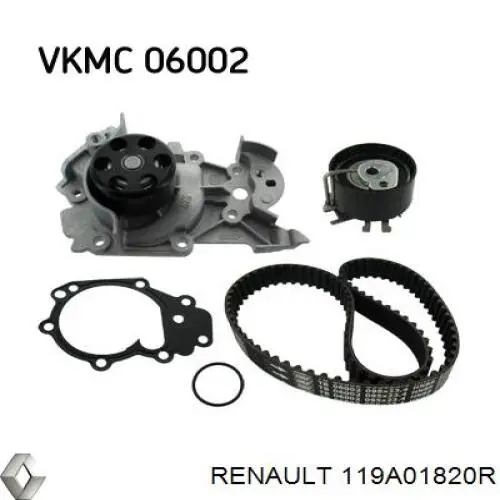 Juego de correas dentadas Renault (RVI) 119A01820R precio, desde 92,31 EUR