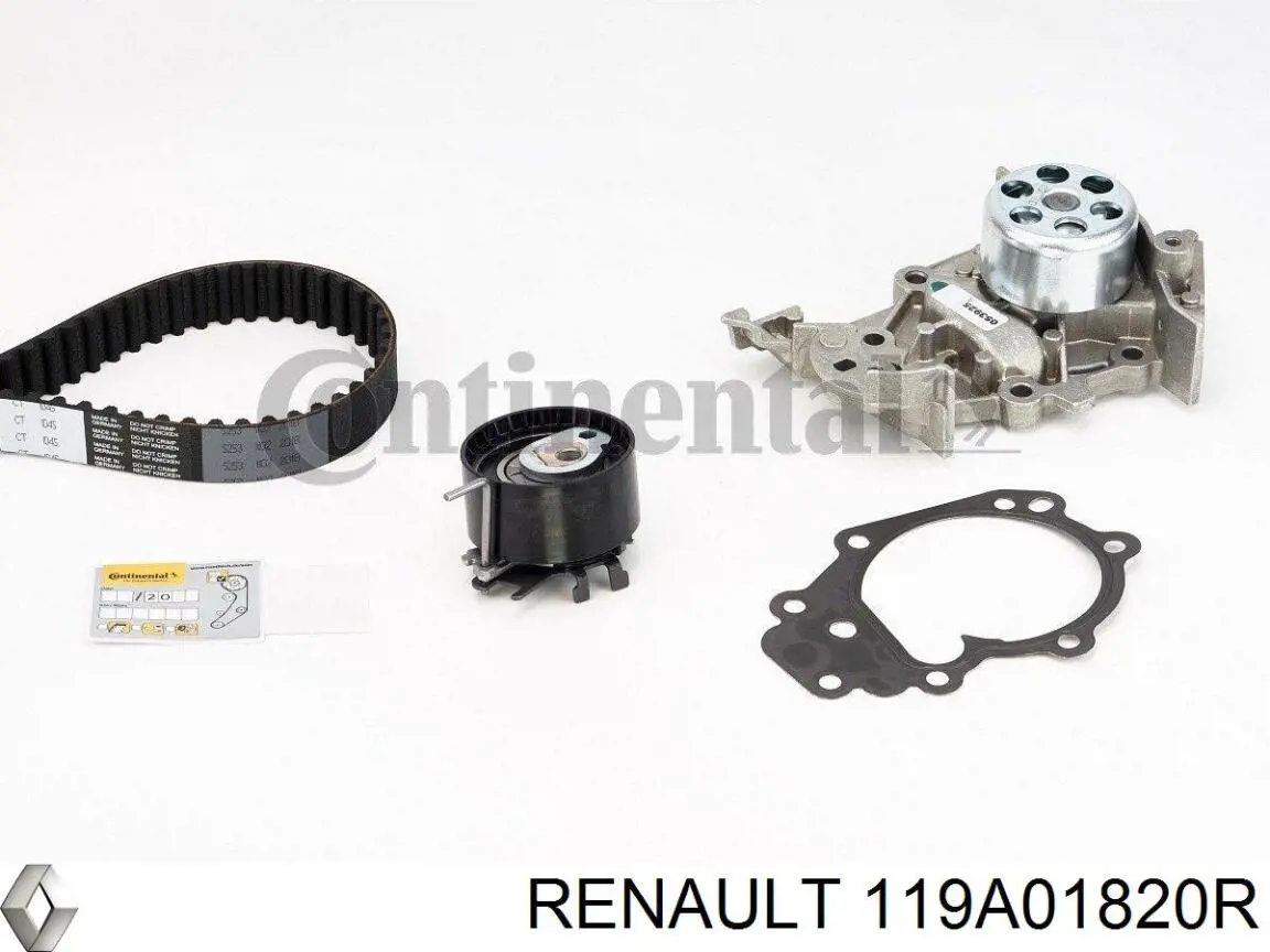 119A01820R Renault (RVI) kit correa de distribución