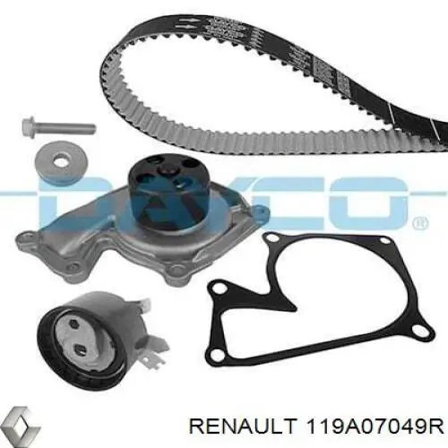Juego de correas dentadas Renault (RVI) 119A07049R precio, desde 111,55 EUR