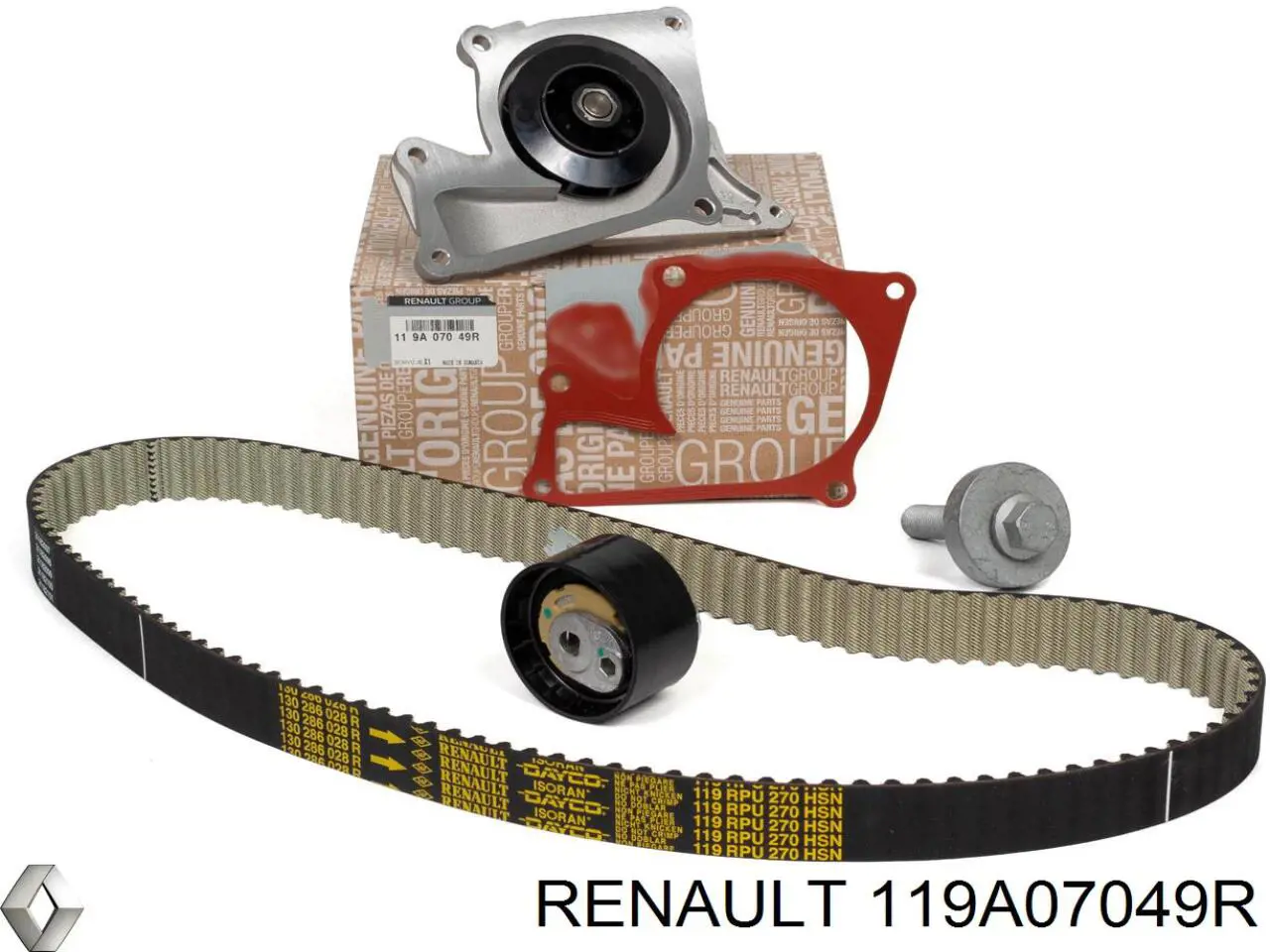Comprar 119A07049R Renault (RVI) Kit de correa de distribución