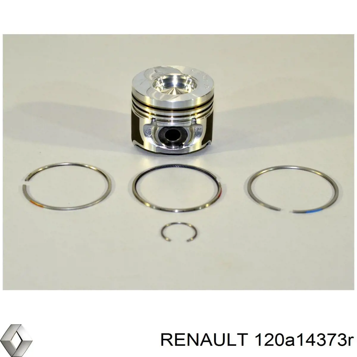 Pistón completo para 1 cilindro, STD RENAULT 120A14373R