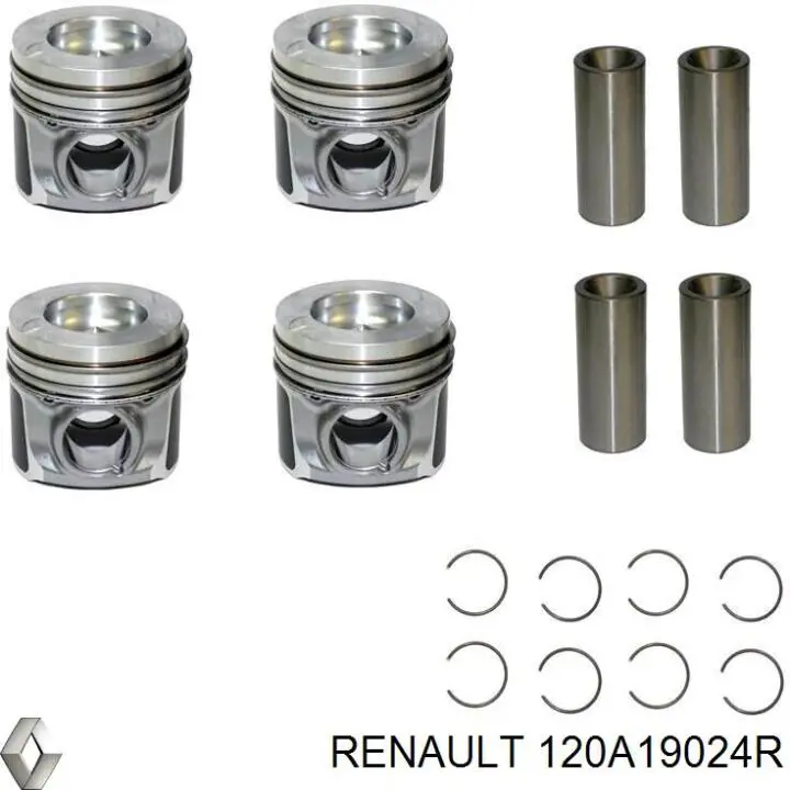 Comprar 120A19024R Renault (RVI) Pistón