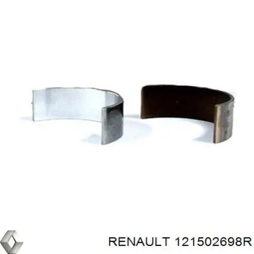 121502698R Renault (RVI) cojinetes de biela
