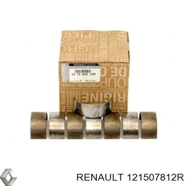 121507812R Renault (RVI) juego de cojinetes de biela, estándar (std)