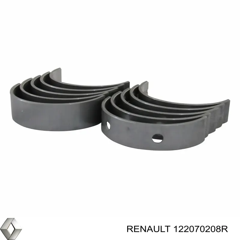 Juego de cojinetes de cigüeñal, estándar, STD 122073907R Renault (RVI)