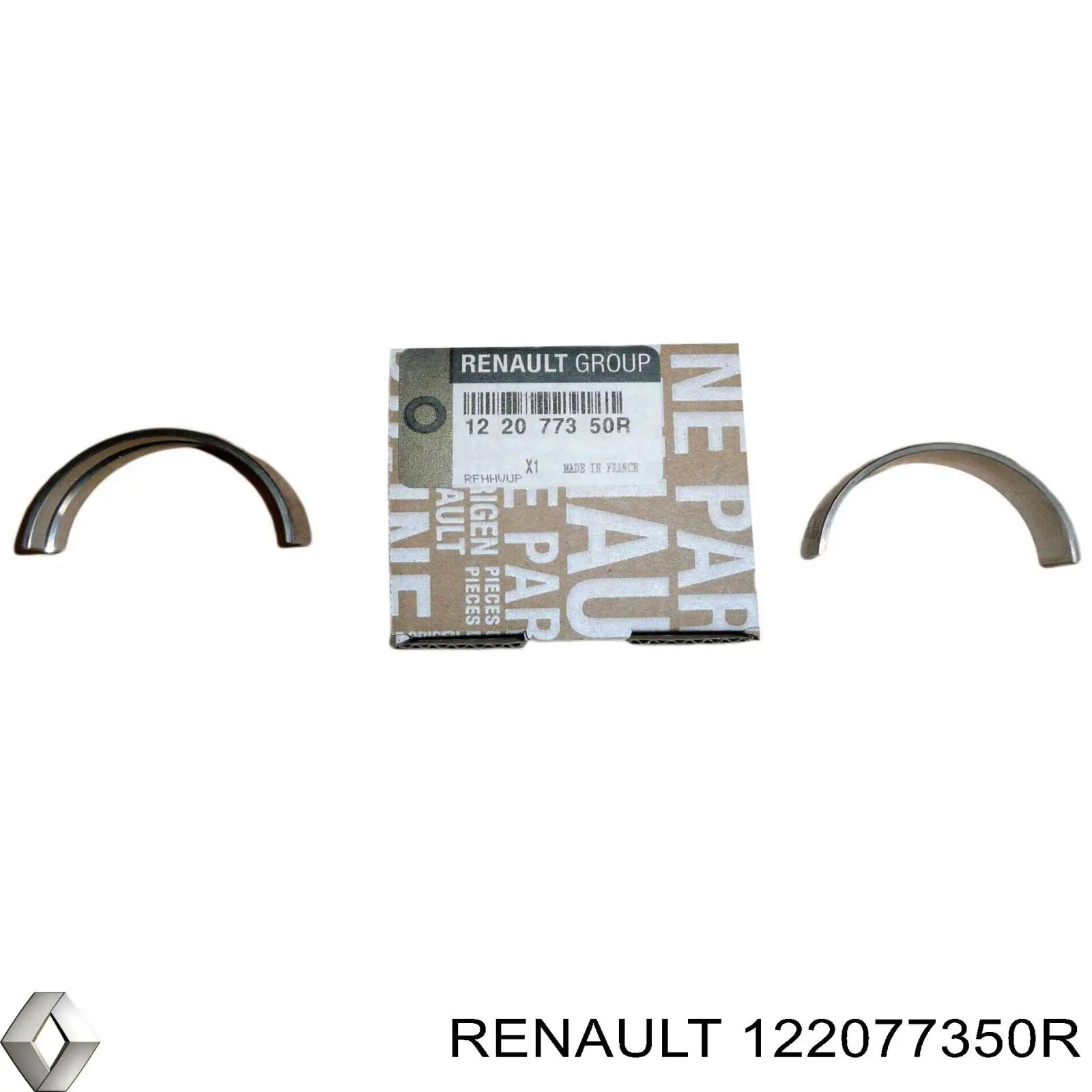 122077350R Renault (RVI) juego de cojinetes de cigüeñal, estándar, (std)