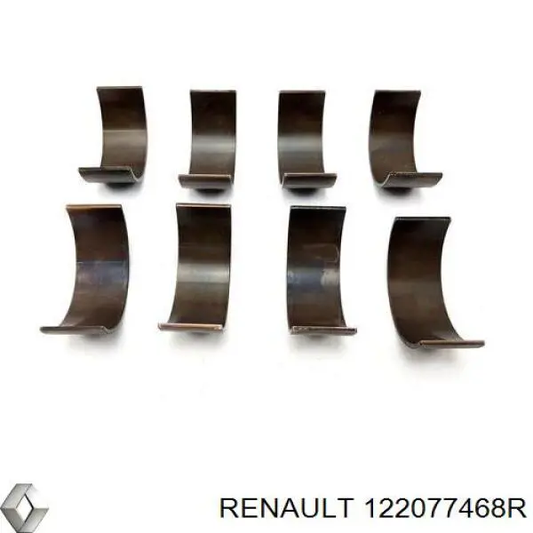 122076327R Renault (RVI) cojinetes de biela