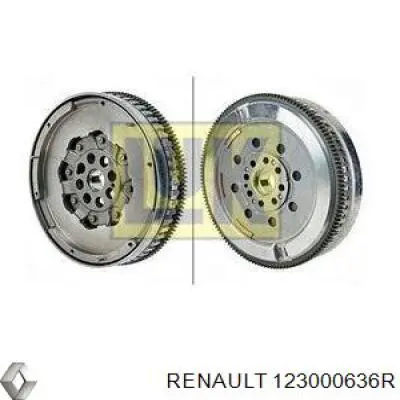 123000636R Renault (RVI) volante de motor