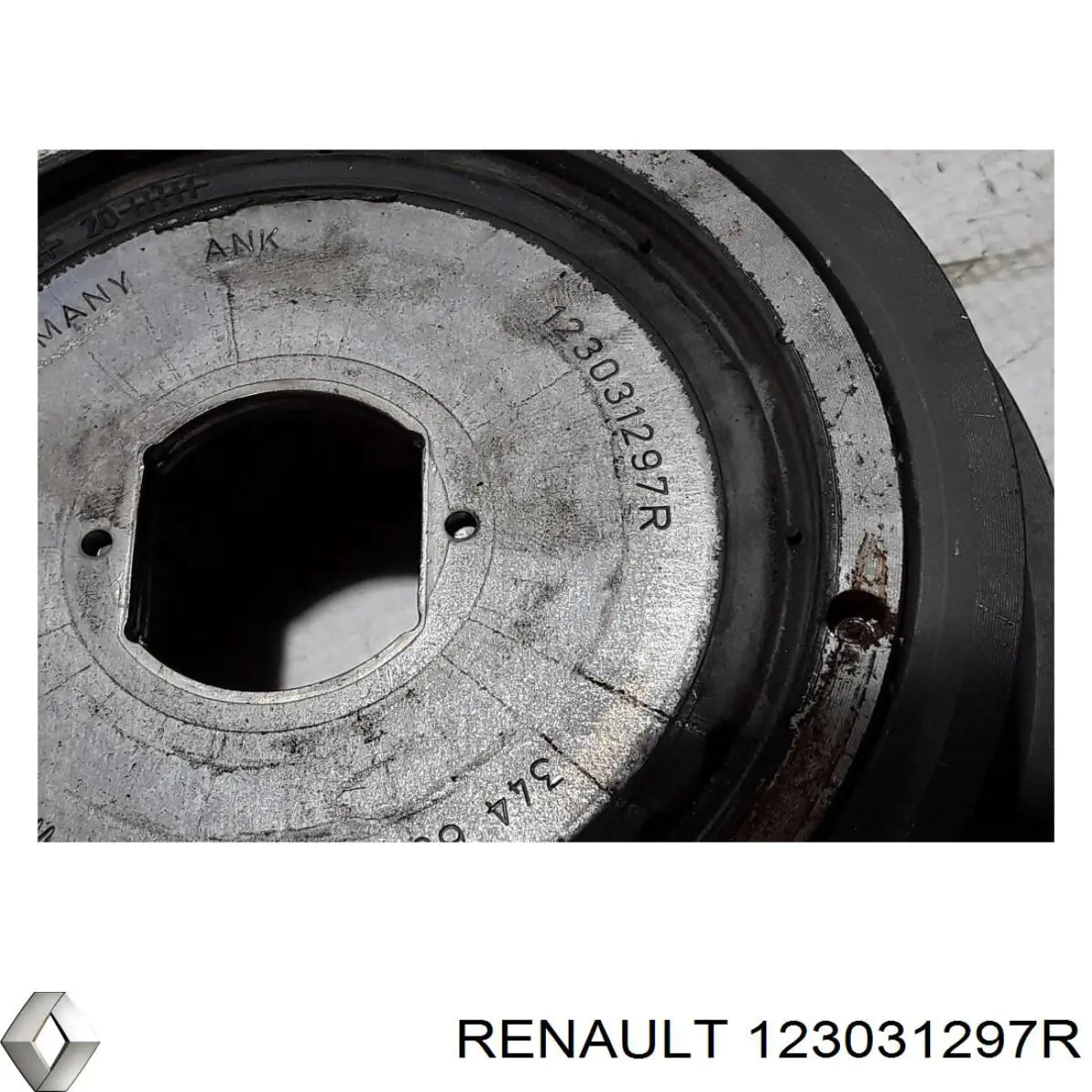 123031297R Renault (RVI) polea de cigüeñal