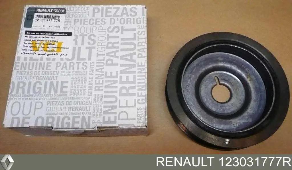 Polea del cigüeñal Renault (RVI) 123031777R precio, desde 38,44 EUR