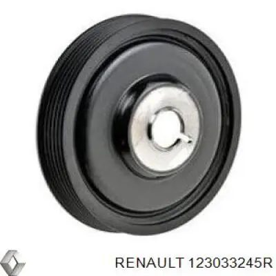 123033245R Renault (RVI) polea de cigüeñal