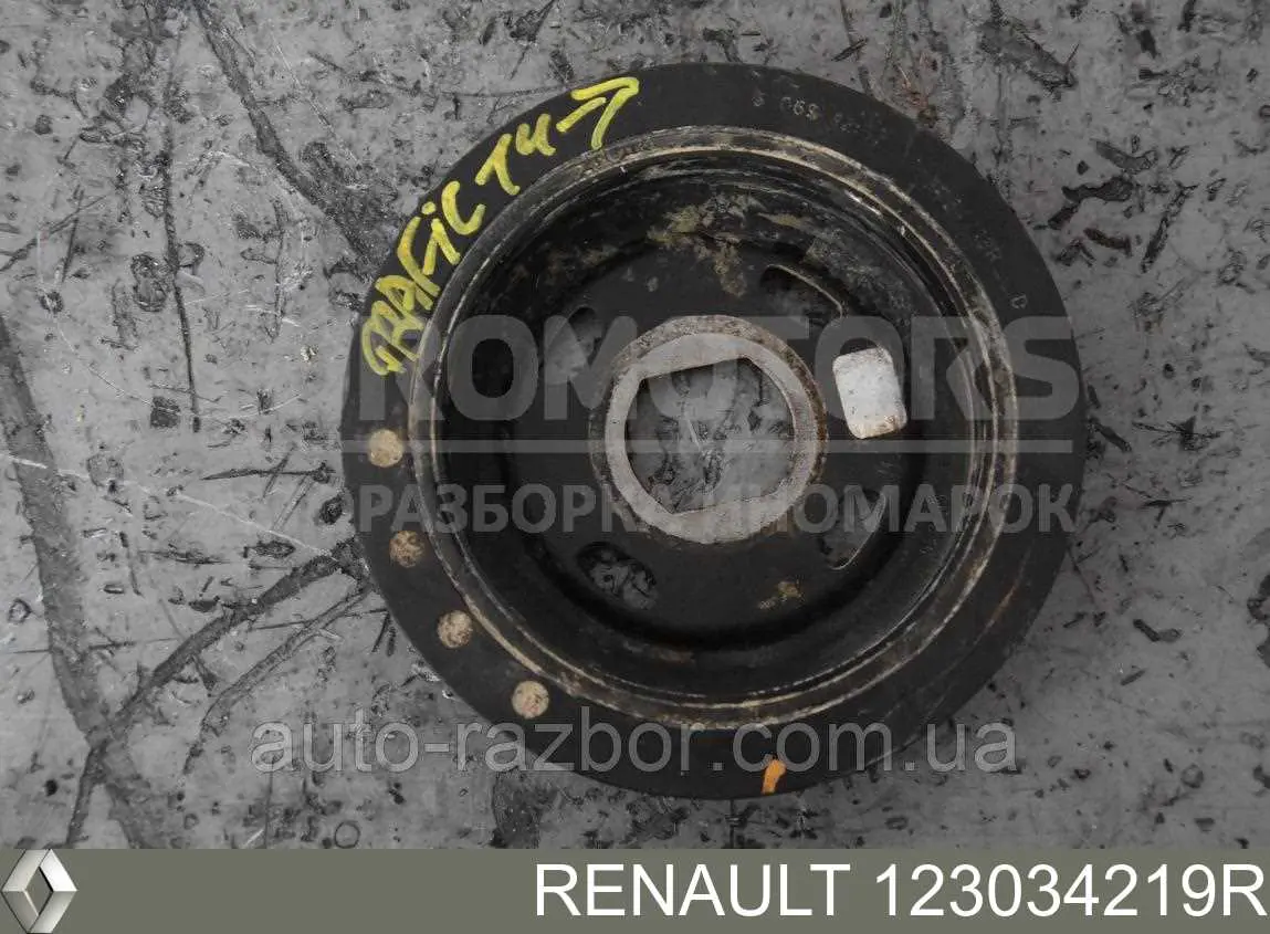Polea del cigüeñal Renault (RVI) 123034219R precio, desde 62,24 EUR
