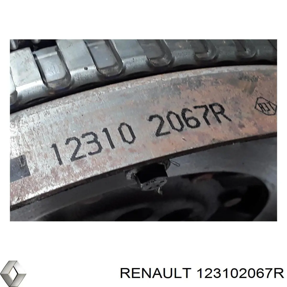 Volante motor 123102067R Renault (RVI)