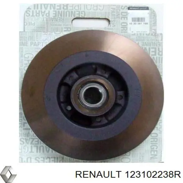 Volante motor 123102238R Renault (RVI)