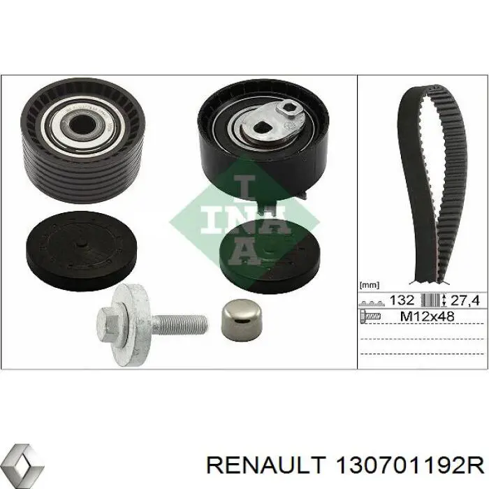 Comprar 130701192R Renault (RVI) Tensor correa distribución