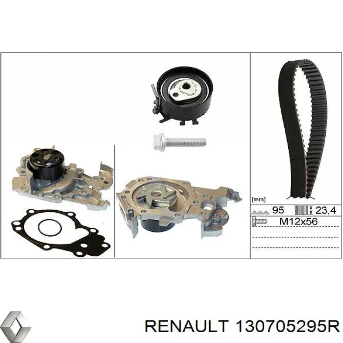 130705295R Renault (RVI) tensor correa distribución