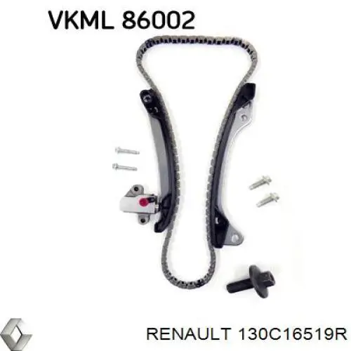 Cadena de distribución superior, kit 130C16519R Renault (RVI)