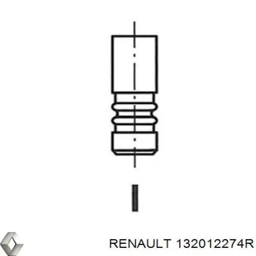 132012274R Renault (RVI) Válvula de admisión