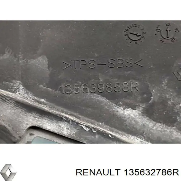 Cubierta superior de la correa de distribución 135632786R Renault (RVI)
