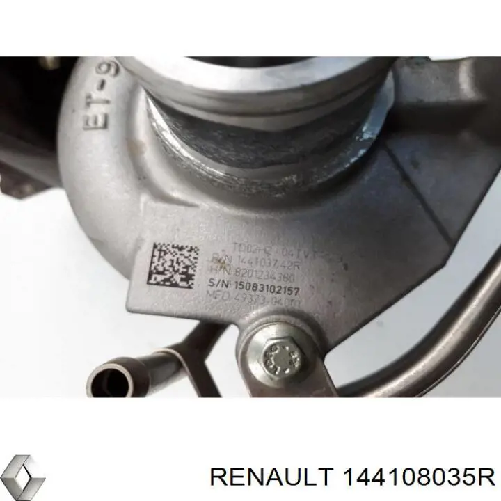 Turbocompresor 144108035R Nissan/Infiniti