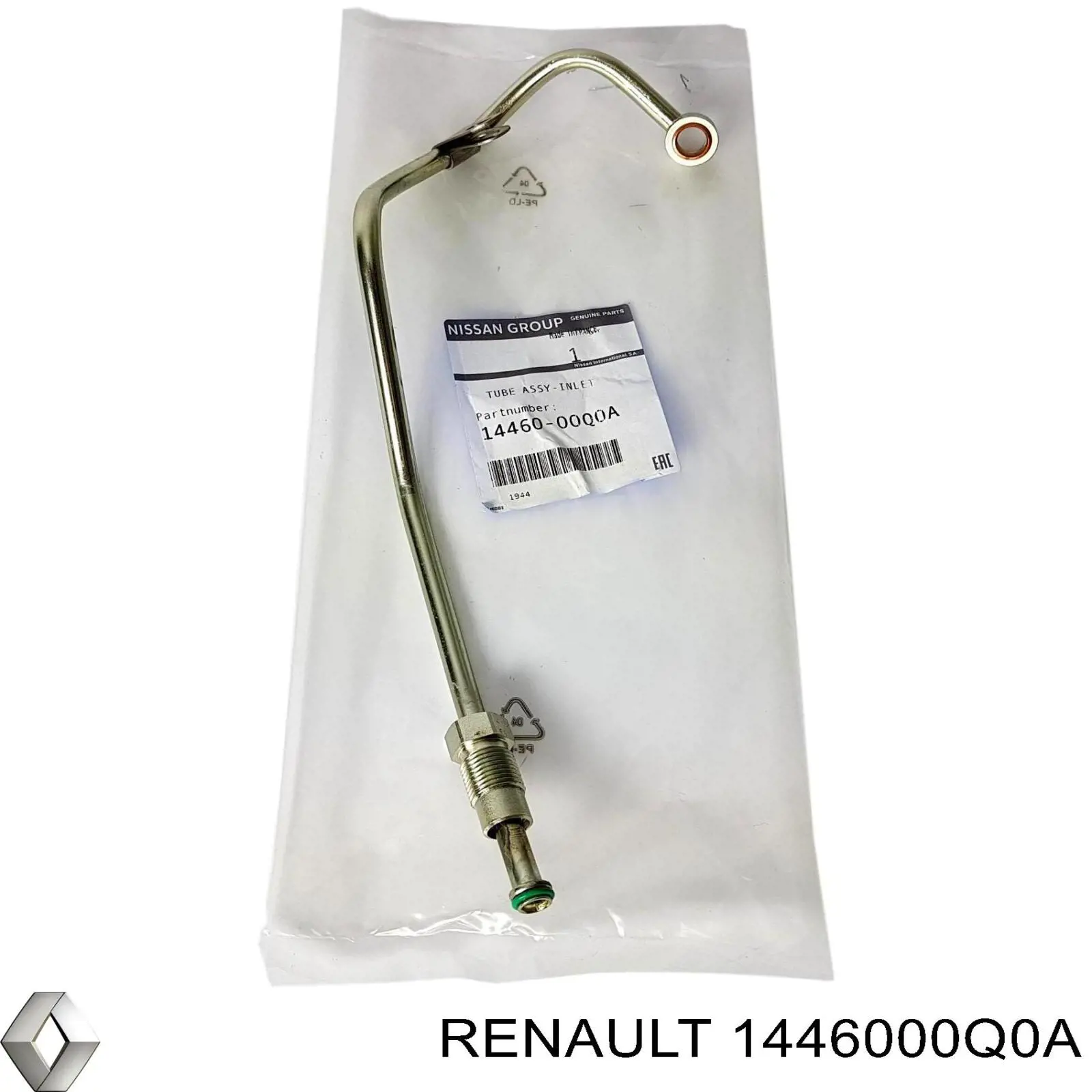 Comprar 1446000Q0A Renault (RVI) Tubo de suministro de aceite a la turbina