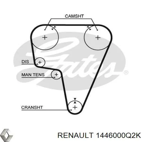 Comprar 1446000Q2K Renault (RVI) Separador de aceite del sistema de ventilación del cárter
