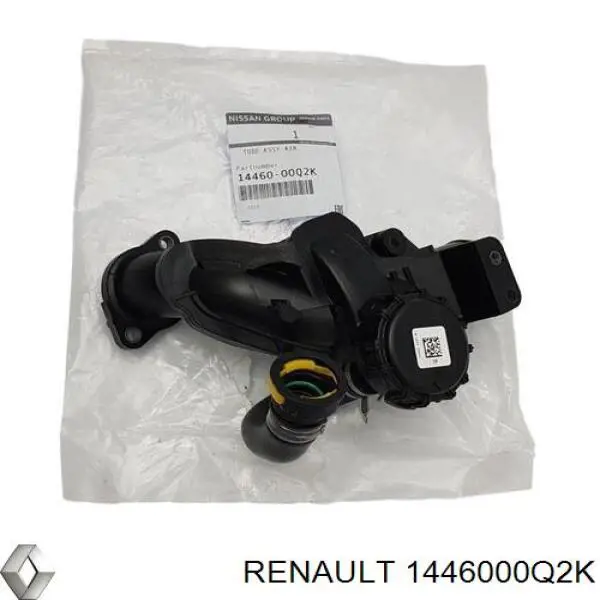 1446000Q2K Renault (RVI) manguera tuberia de radiador (gases de escape)