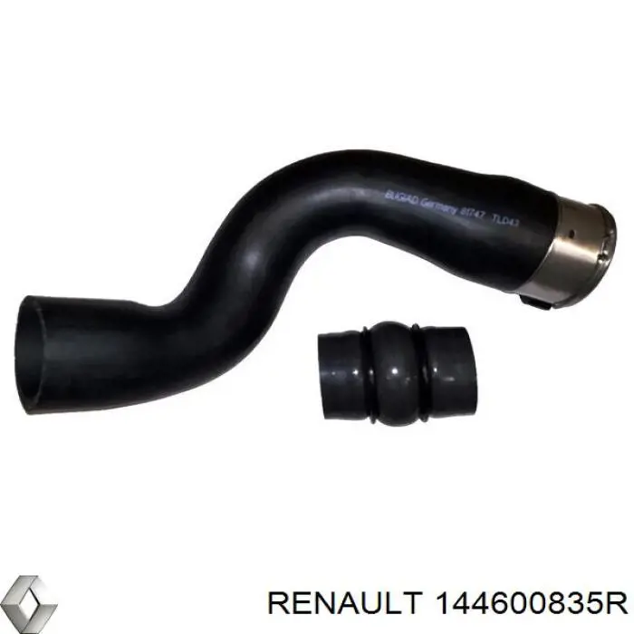 RWS2375 Rotweiss tubo flexible de aire de sobrealimentación derecho
