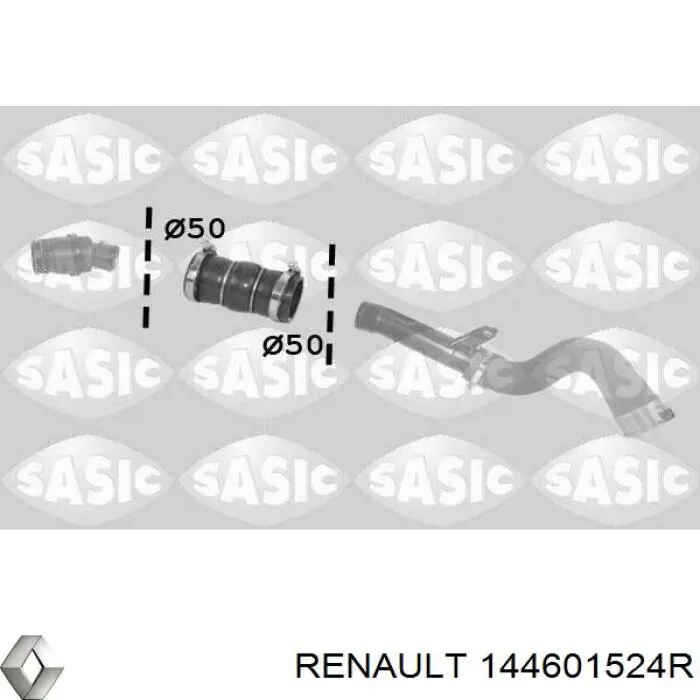 Manguera del intercooler Renault (RVI) 144601524R precio, desde 43,65 EUR