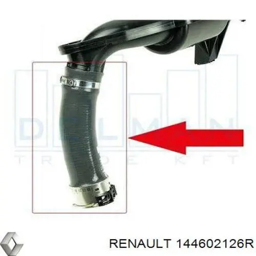 Manguera del intercooler Renault (RVI) 144602126R precio, desde 52,97 EUR
