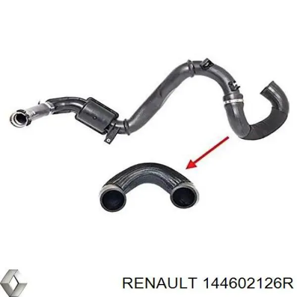 144602126R Renault (RVI) Manguera del intercooler