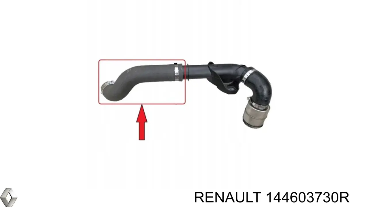 Tubo de salida de aire del turbocompresor 144603730R Renault (RVI)