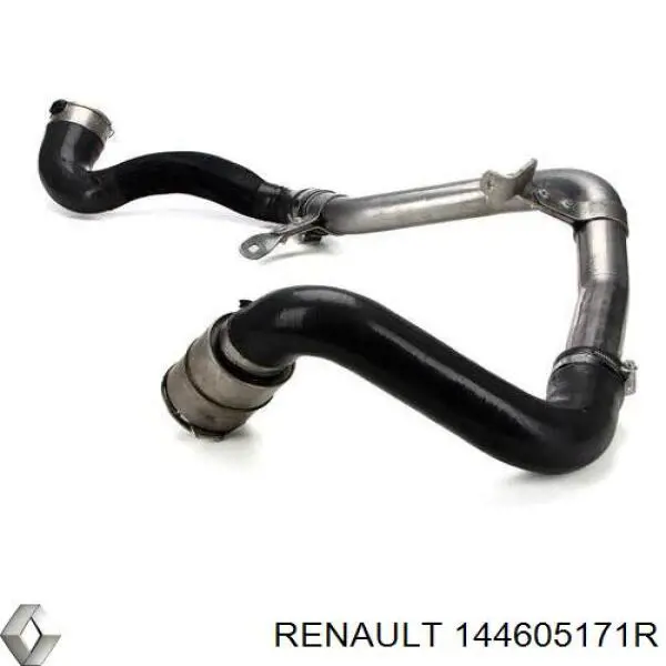 144605171R Renault (RVI) tubo flexible de aire de sobrealimentación derecho