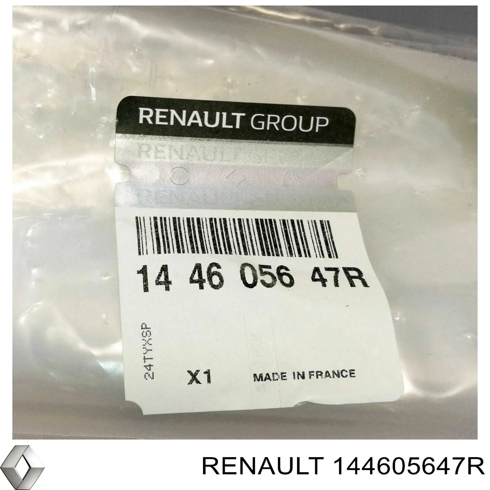 144603426R Renault (RVI) tubo flexible de aire de sobrealimentación izquierdo