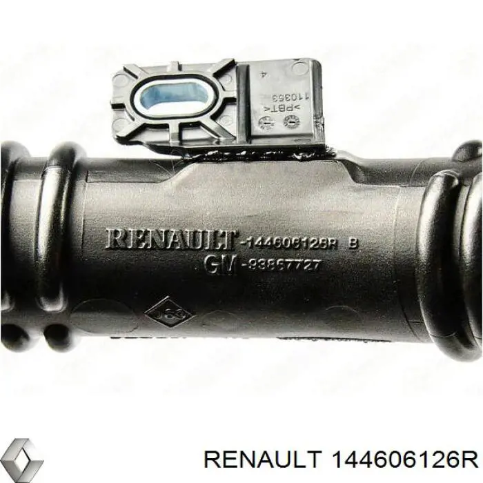 144606126R Renault (RVI) tubo flexible de aire de sobrealimentación derecho