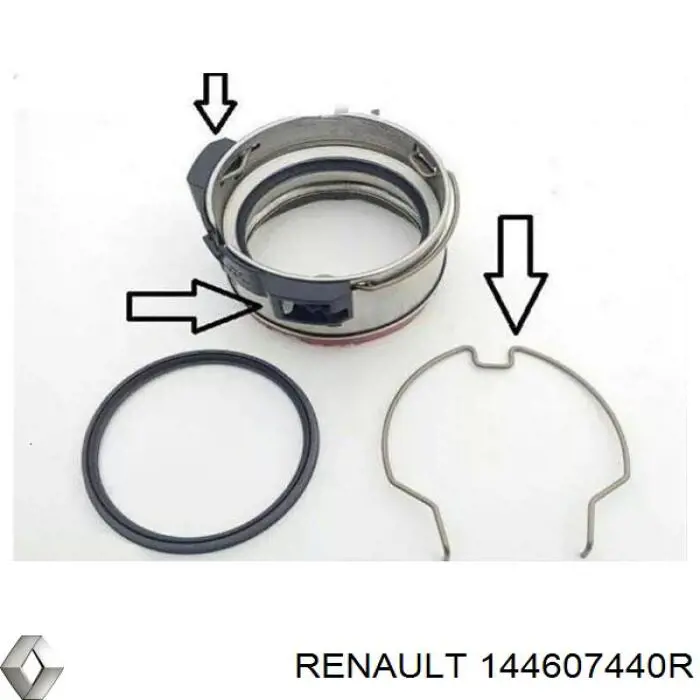 Tubo intercooler 144607440R Renault (RVI)